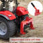 Adaptateur d'attelage rapide 3 points renforcé pour tracteurs CAT-1 et CAT-2, capacité de charge de 1360 kg, récepteur d'attelage de 50 mm, boulon réglable sur 5 niveaux, structure renforcée, version standard à connexion rapide-1044978833-1044978834