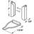 Hanger And Latch Set, 1-9/16 In. X 1-1/2 In., For Use With Double Hung Wood Windows, 3/8 In., Bronze-70244089-70244088
