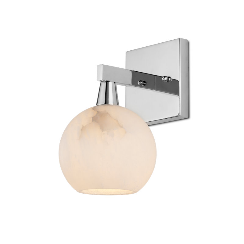 Bombelles Bath Wall Sconce, Polished Nickel