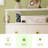 Nightstand with Charging Station and LED Lights, End Table with 3 Drawers and Shelf, White Dresser Landri
