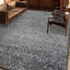 Ikat Area Rug in Light Blue/Black-72344300