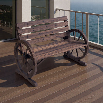 Banc d'extérieur Wagon Wheel