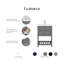 Ensemble de meuble-lavabo simple pour salle de bain de 24 po Caitlyn-976681296