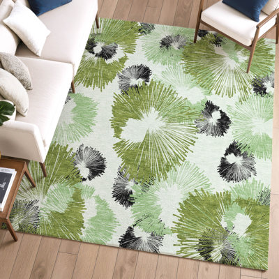 Tapis floral Premium Mayfield AMF2132 lavable à la machine
