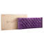 Grand lit mauve avec rangement