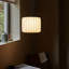 Luminaire suspendu 1 lumière en soie simple