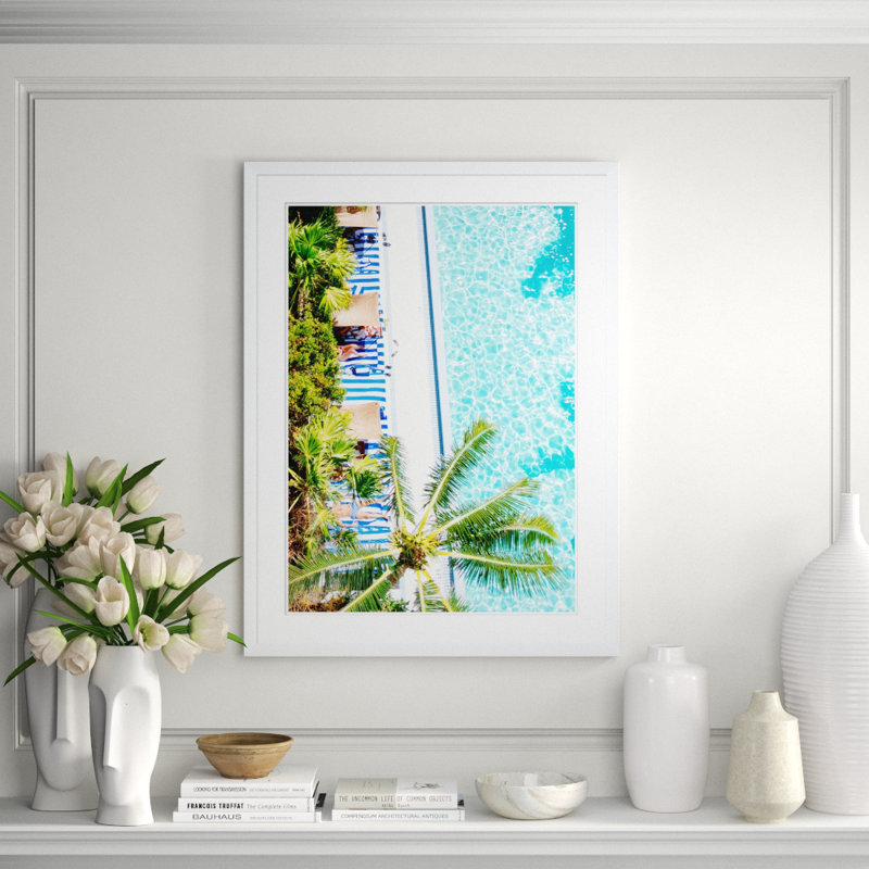 Above The Palms And Pool Giclee Print by Soicher Marin Archives