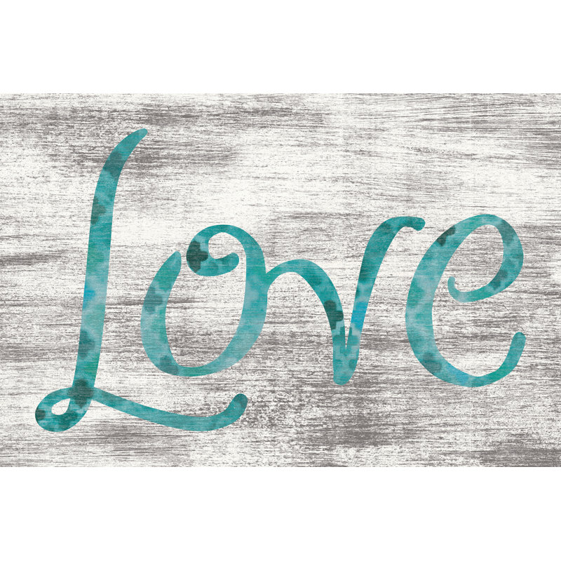 Wood Love - Wrapped Canvas Print, 30cm H x 46cm W x 3.8cm D