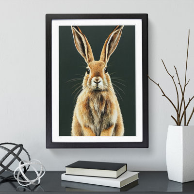 Hare Portrait No.7 - Single Picture Frame Print