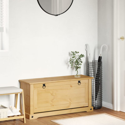 6 - Pair Solid Wood Shoe Storage Cabinet