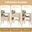 Table de chevet avec tablettes ouvertes-1596370499