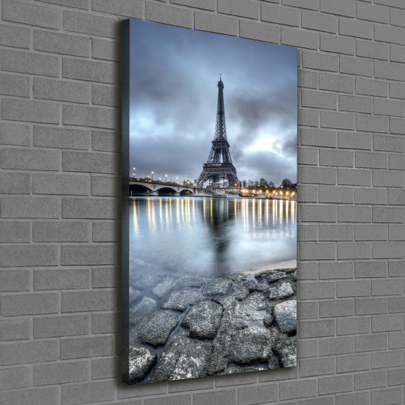 Eiffel Tower Paris - Wrapped Canvas Print