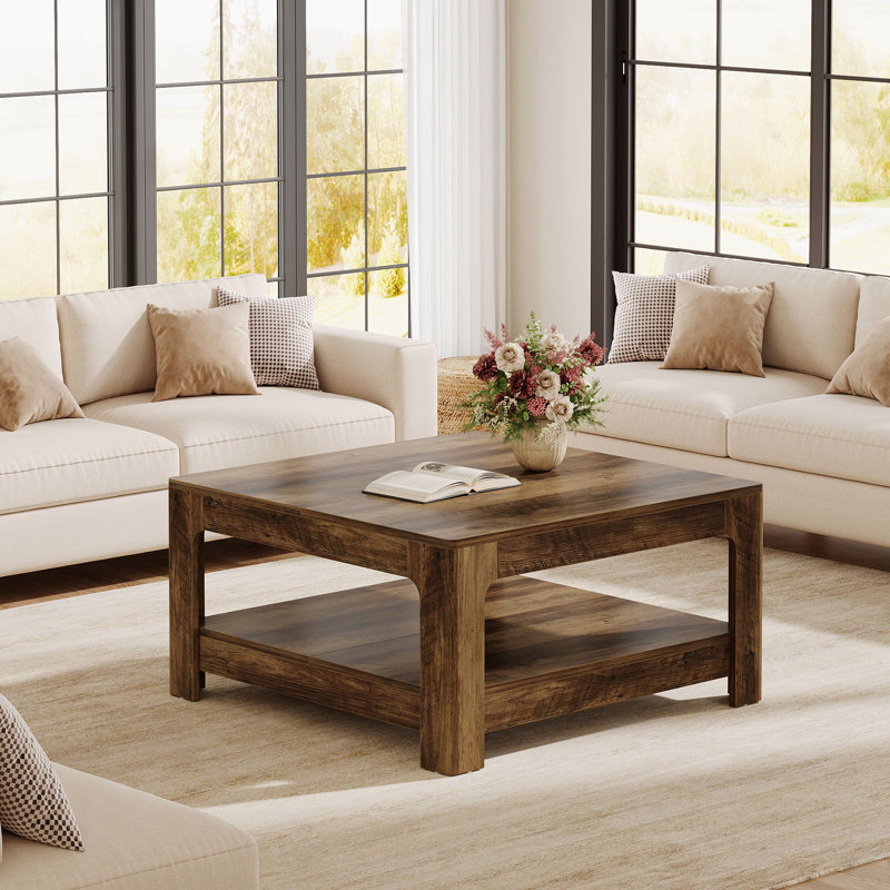 Four Leg Coffee Table with Storage