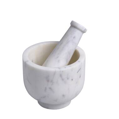 Rodman Marble Mortar And Pestle Set