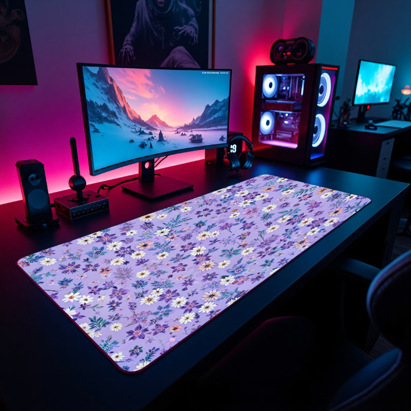 Polyester Desk Pad, 23.6x13.8