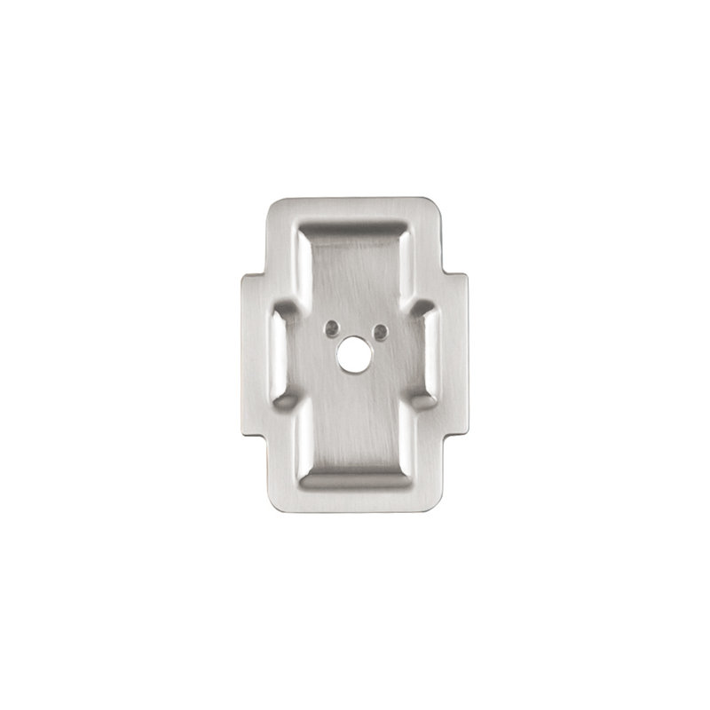 Coventry Knob Backplate, Satin Nickel