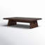 Carlo Acadia 58" Coffee Table In Coffee Bean