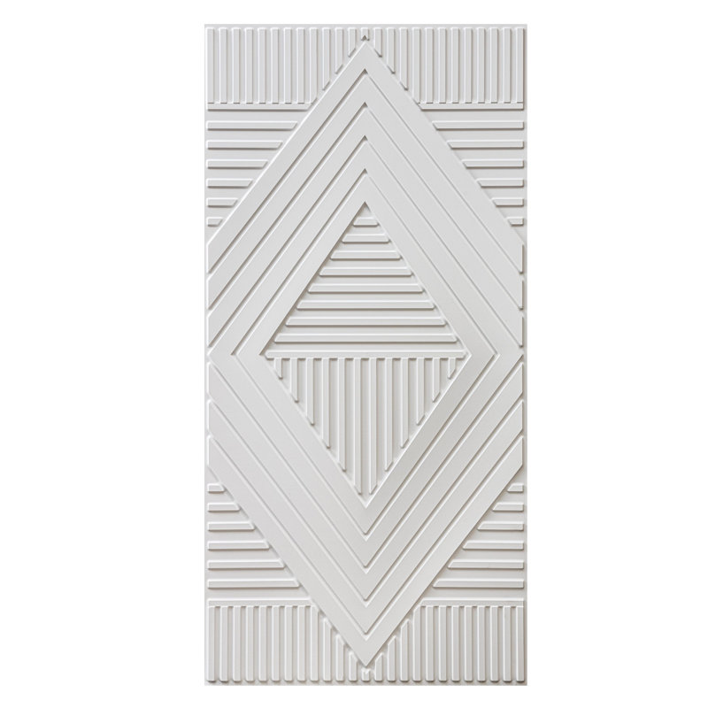 Panneau mural en PVC souple 19,7 "x 40,6" en PVC souple blanc (paquet de 10), Blanc