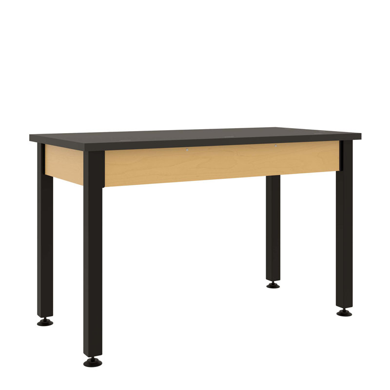 Fixed Height Science Classroom Table With 48" X 20" Phenolic Table Top, Fashion Grey, Fashion Grey