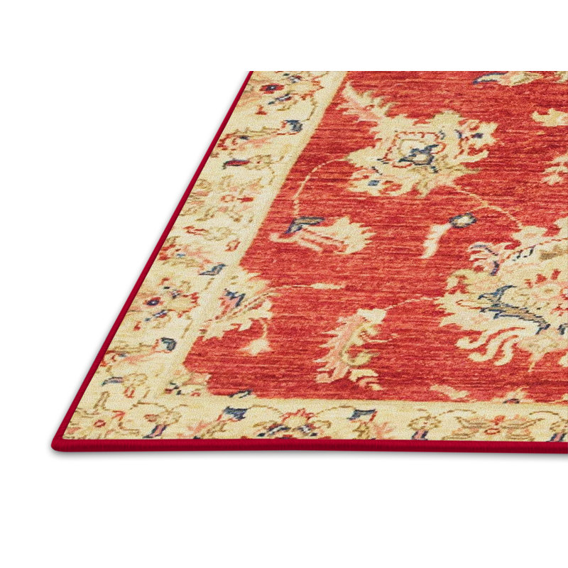 Abdel-Rahman Wool Abstract Indoor Rug, Runner 2' x 5'