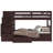 Tena Twin over Twin Solid Wood Standard Bunk Bed with a 3 Step Stairway, 3 Drawers in the Steps, 2 Under Bed Drawers, Dark Cherry-1777129220