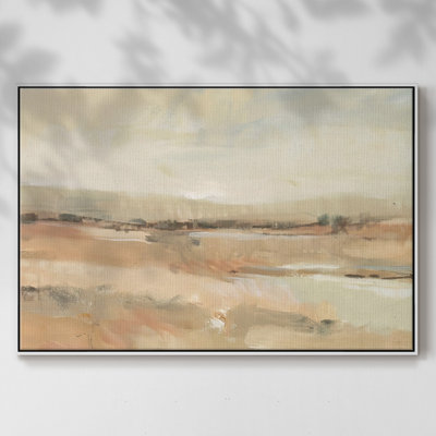 «Earth Tone Landscape», toile tendue avec châssis en I