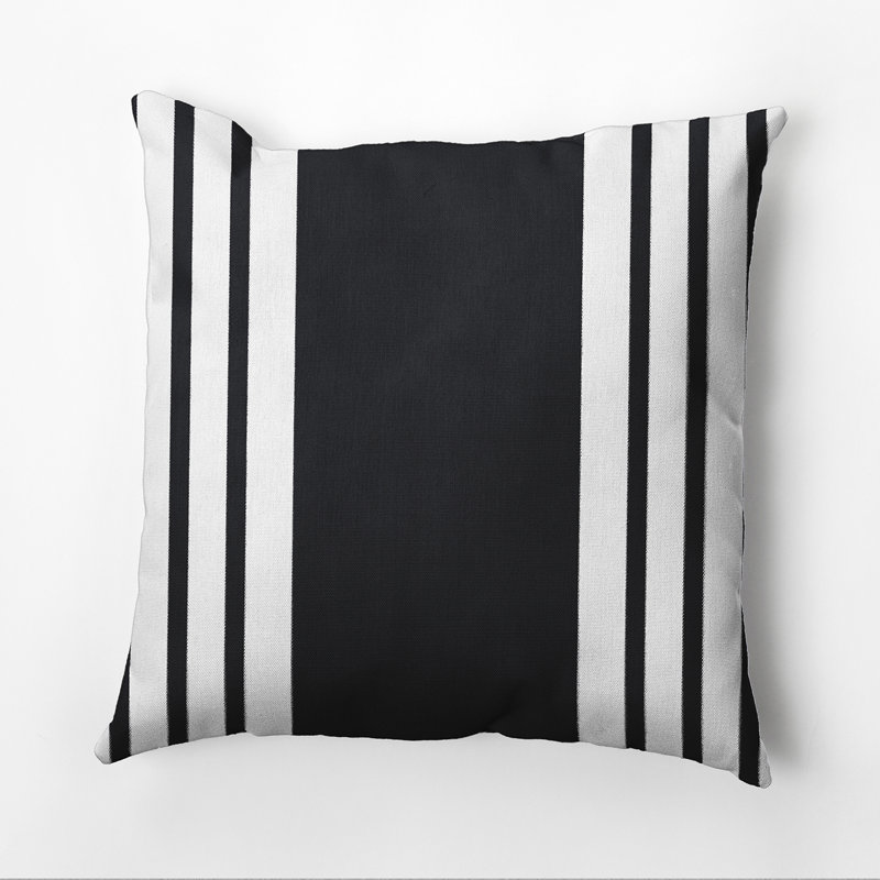 Coussin Big and Bold, Noir, H 26 po x l 26 po x P 7 po