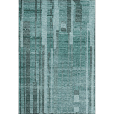 Premium Machine Washable Emerson AMF1063 Striped Rug