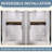Shower Door, Aluminum Sliding Glass Shower Door With Premium 5/16 Inch (8Mm) Thick Tempered Glass-120558910