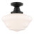 Maelina Semi Flush Mount Ceiling Light White Schoolhouse Glass-925333253-895324921