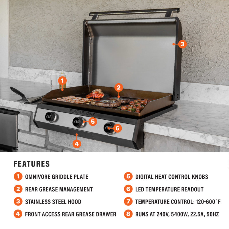 Blackstone 30" Electric Drop-in Outdoor Griddle
