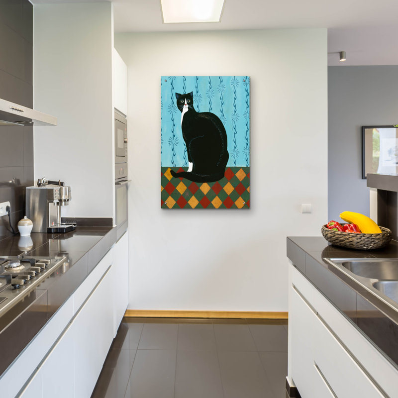"Sleepy Housécat" par Susan Henke Fine Art, H 36 po x l 24 po x P 0,2 po