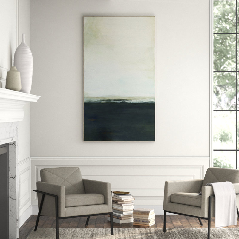 Days of Gray' Framed Print on Glass