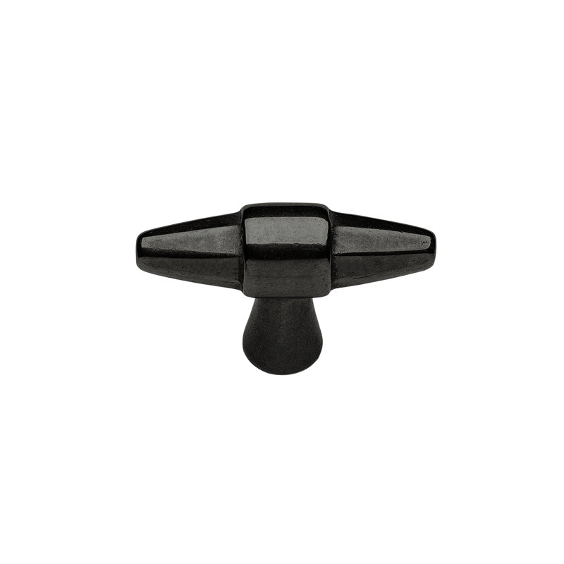Roger Thomas Bronze Bar Knob, White Bronze Dark