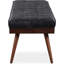 Banc Napa Luca, noir onyx