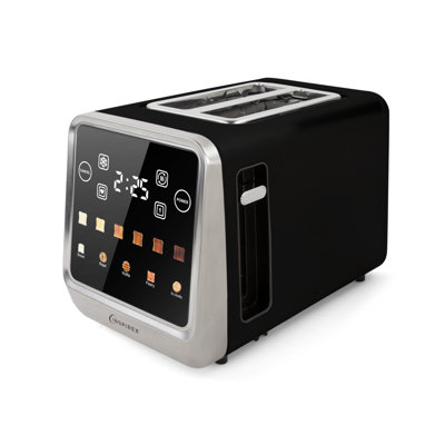 Inspirex 2-slice Touchscreen Toaster, Black