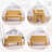 Small Loveseat Sofa With Dual Armrests,modern Double Armchair For Small Space-1996510306