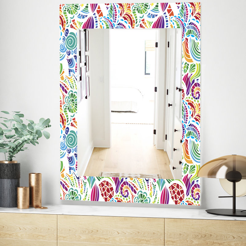 Miroir décoratif moderne et contemporain ambiance, H 24 po x l 32 po