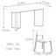 Ensemble de table de salle à manger durable et facile d'entretien-1948861046-1948861045