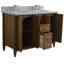Ensemble de meuble-lavabo double 49 po Haydel-950781059