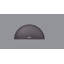 Kamado Joe® Classic Joe Half Moon Cast Iron Reversible Griddle