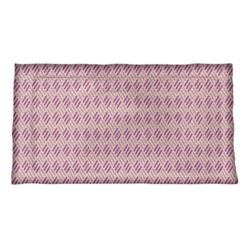Taie décorative Katelyn Elizabeth, Très grand, Microfibre, Mauve