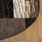 5' Chocolate Patchwork Power Loom Stain Resistant Area Rug-1100859684