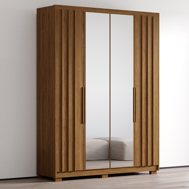 Armoire californienne 69,3 po avec tablettes réglables et tringle