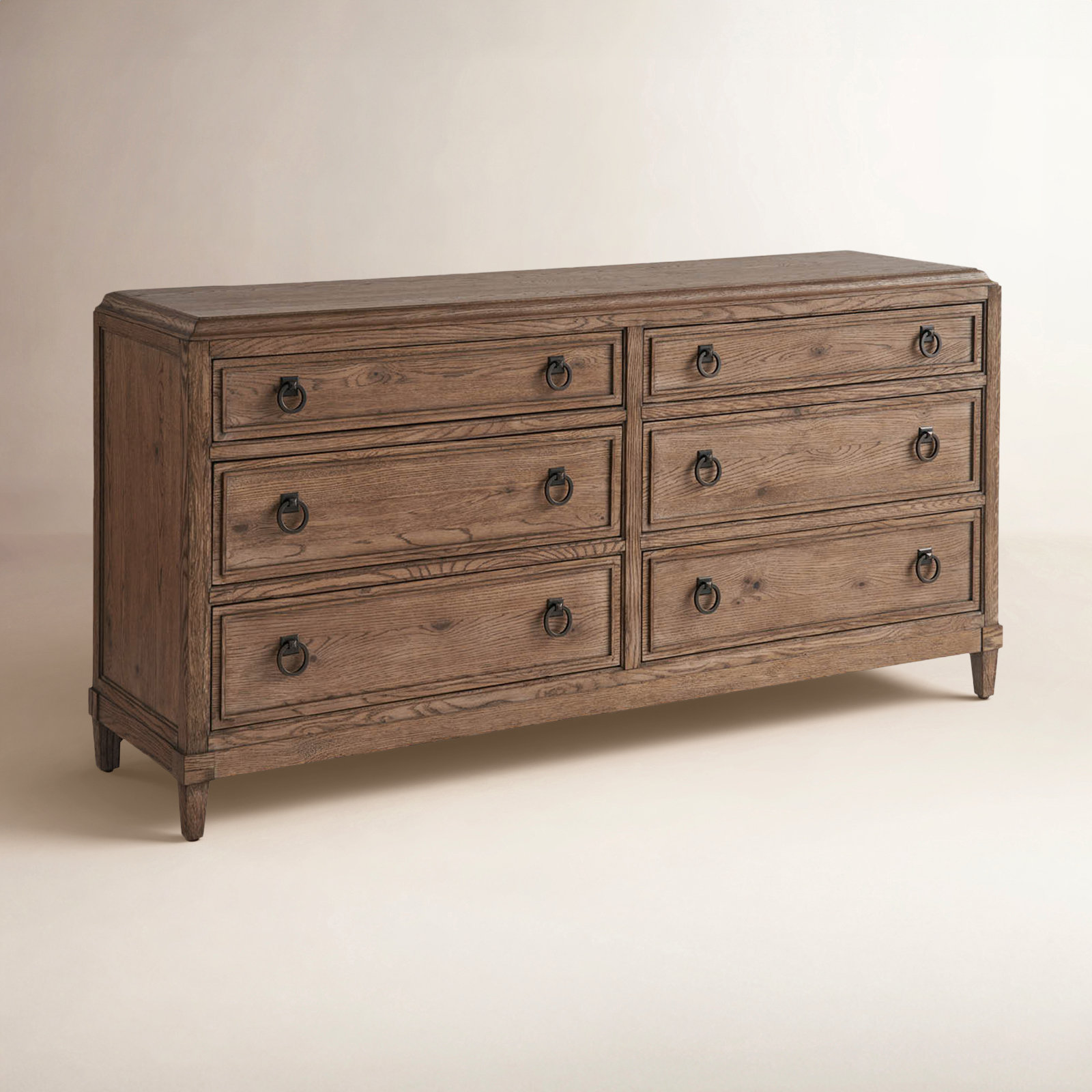 Hayes 72" Double Dresser, Brown
