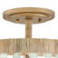 Dune Glass Semi Flush Mount