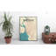 Buffalo City Map 1 Piece Wall Art-27084676