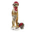 Merry Meerkat Holiday Greeter Statue