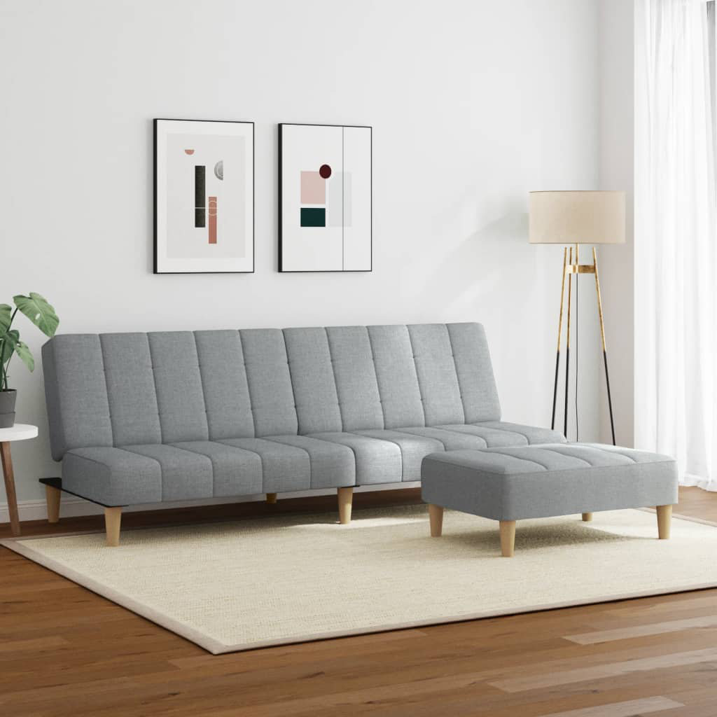 Vidaxl Schlafsofa 2-Sitzer mit Fußhocker