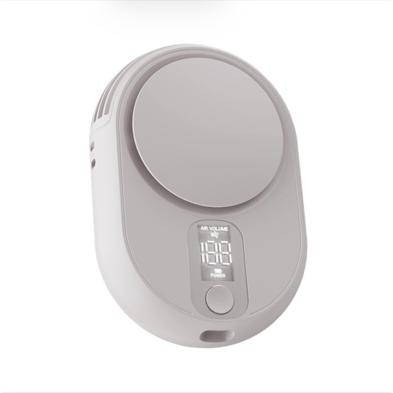 Ventilateur de bureau USB à coudre suspendu pour le travail en plein air, White